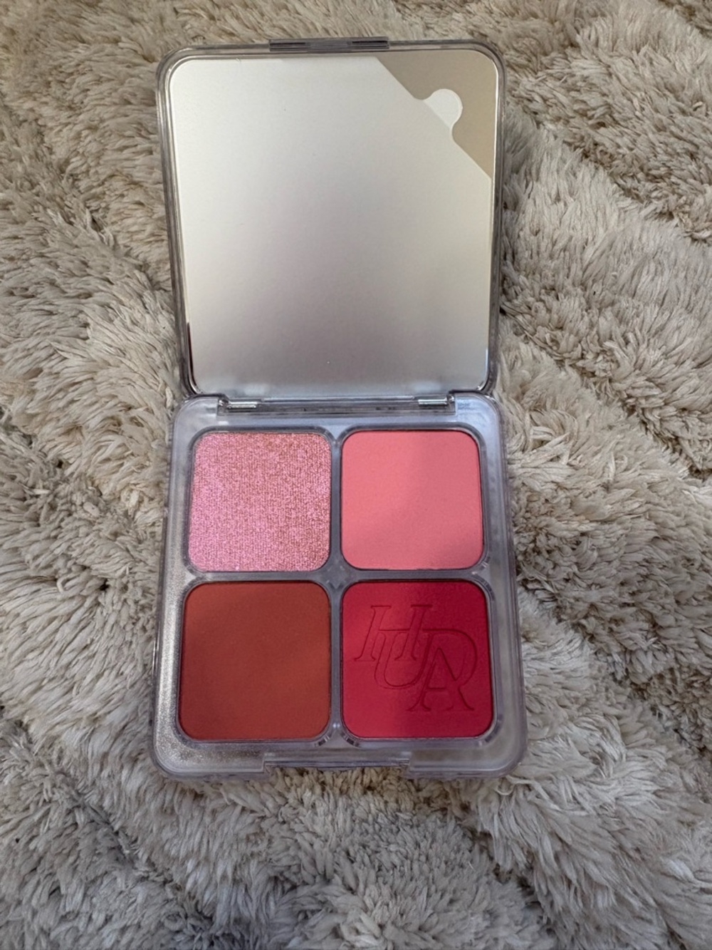 HUDA BEAUTY Pink & Coral Blush Quad - toasty peach - Blush filter palette
